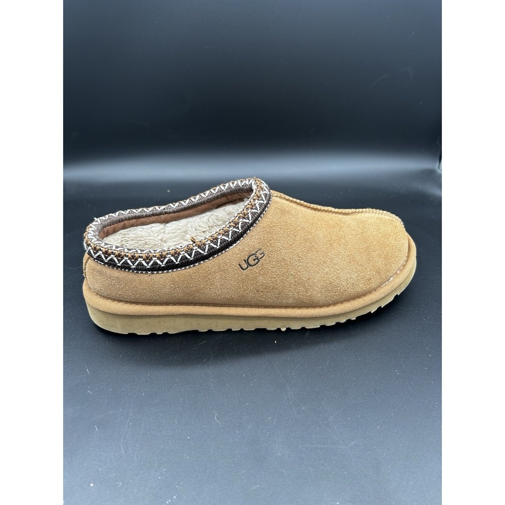 UGG Tasman Suede Slipper  Chestnut Mens Size 7 Womens 9